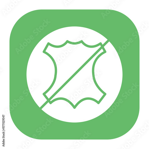 No Leather Icon