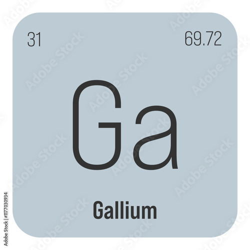 Francium, Fr, periodic table element with name, symbol, atomic number and weight. Alkali metal with no known commercial or industrial uses, but has been used in scientific research.