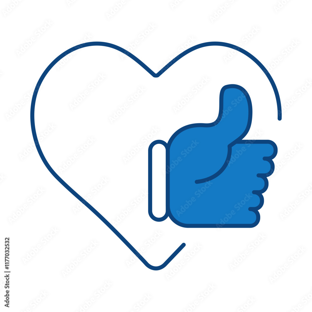Feedback Blue Icon. Digital Marketing Icon Editable Stroke Vector Illustration Feedback Blue Icon. Digital Marketing Icon Editable Stroke Vector Illustration