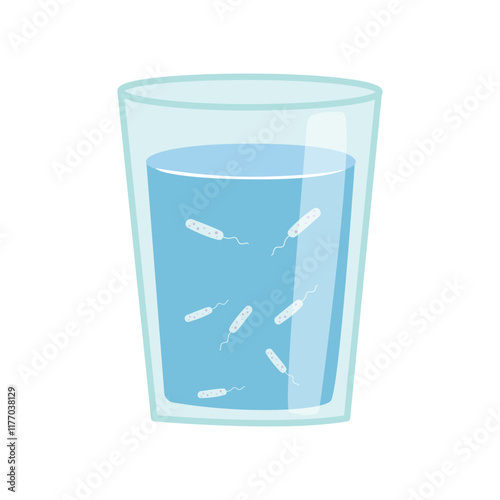 vibrio cholera becteria infection disease concept