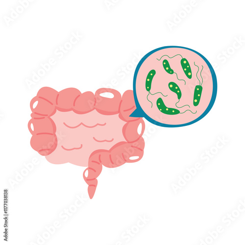vibrio cholera becteria infection disease concept