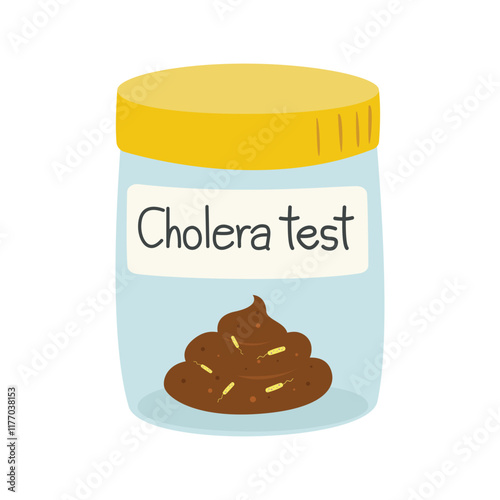 vibrio cholera becteria infection disease concept