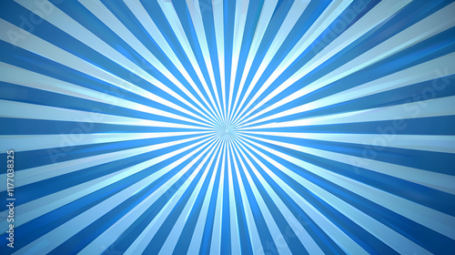 Blue striped background ,comic blue background Cartoon Style ,Simple blue starburst abstract background