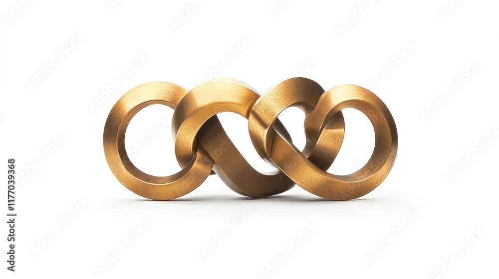 Interlocking Bronze Sculpture: A Study in Form and Connection Interlocking Bronze Sculpture: A Study in Form and Connection