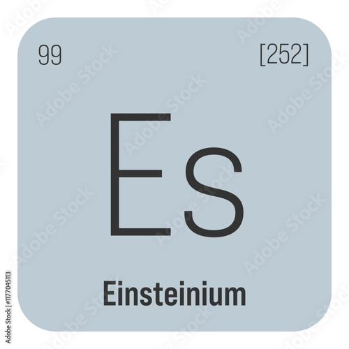 Dubnium, Db, periodic table element with name, symbol, atomic number and weight. Synthetic element with no known commercial or industrial uses, but has been used in scientific research.