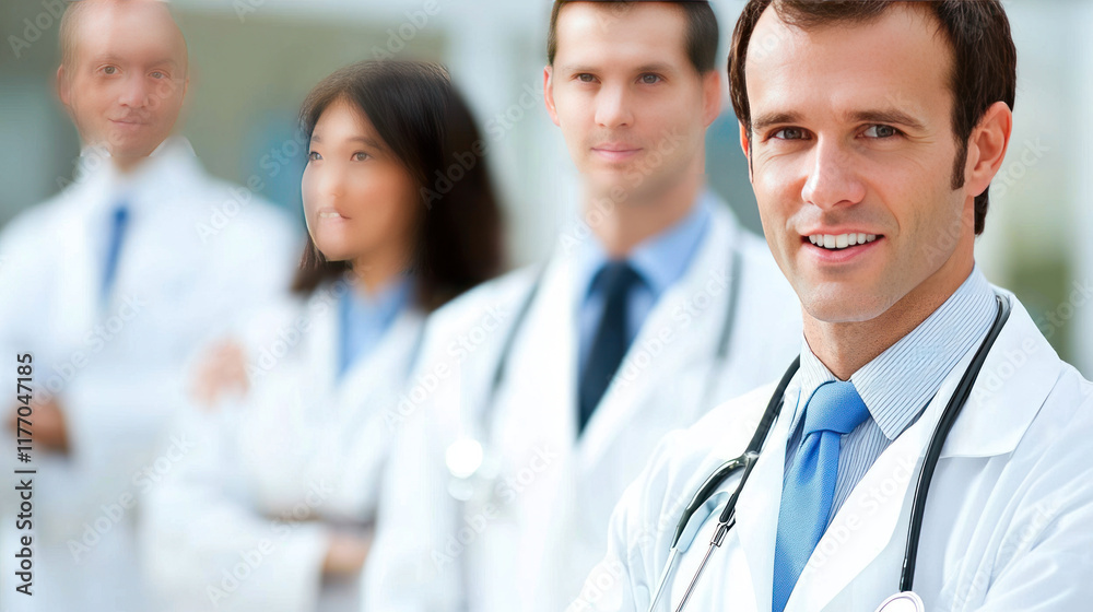 Healthcare Access and Disparities Concept. Healthcare professionals in panel discussion, showcasing teamwork and expertise Healthcare Access and Disparities Concept. Healthcare professionals in panel discussion, showcasing teamwork and expertise