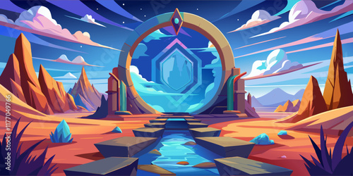 cartoon-portal-to-another-world--fantasy-portal-fo.eps