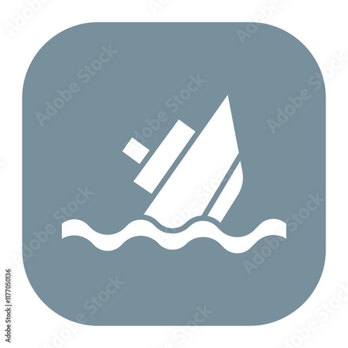 Boat Sink Icon