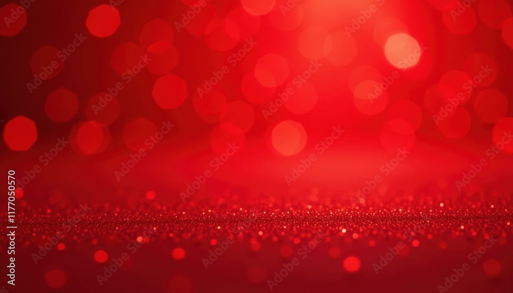 Abstract blurred red background with bokeh and glitter effect for festive Christmas or Valentine's Day backgrounds and design projects Abstract blurred red background with bokeh and glitter effect for festive Christmas or Valentine's Day backgrounds and design projects