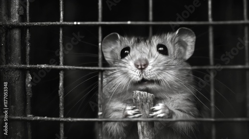 Happy hamster enjoys a snack while sitting on a soft surface at home