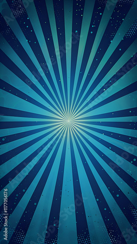 Abstract starburst background ,Comic book abstract template with rays and halftone ,Humor effects on radial background