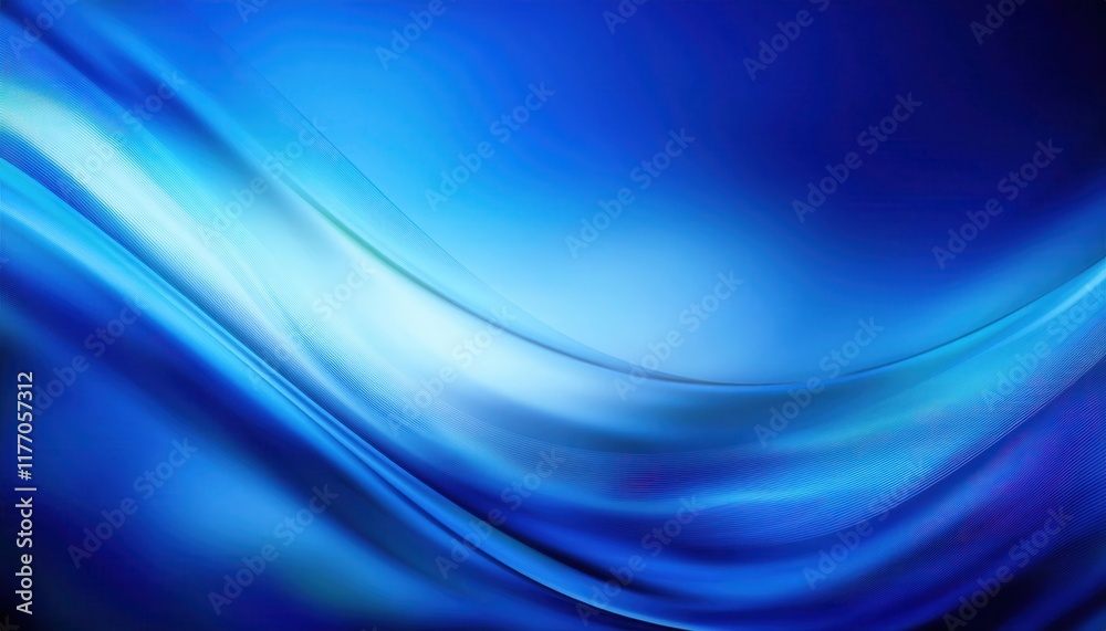 Smooth flowing abstract blue wave background with gradients of light and dark shades for technology banners, presentations, or modern design templates Smooth flowing abstract blue wave background with gradients of light and dark shades for technology banners, presentations, or modern design templates