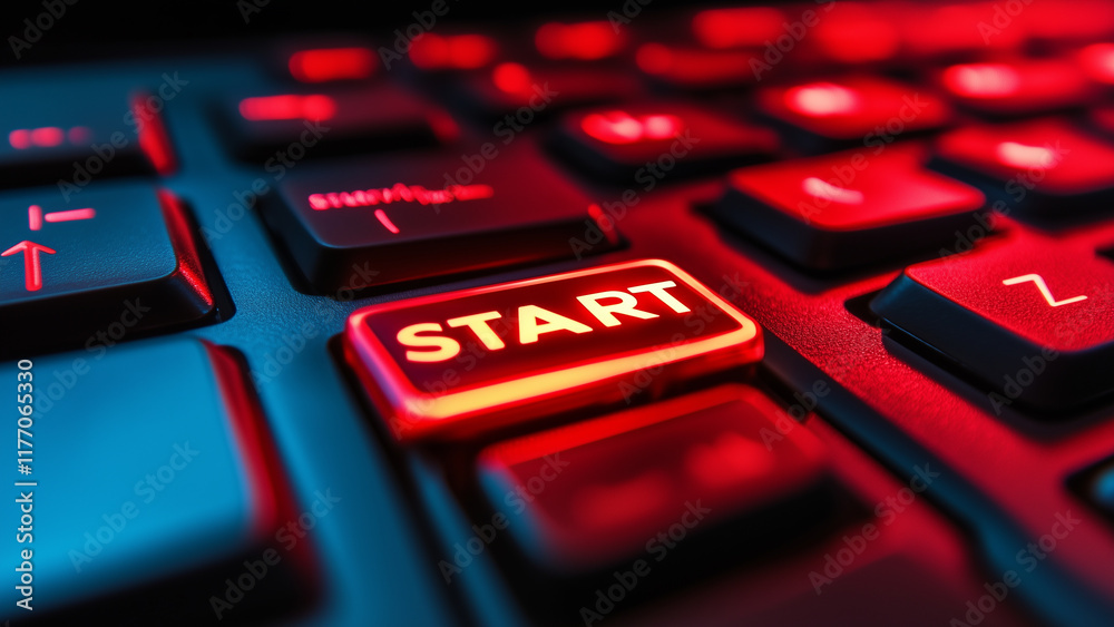 Digital Activation: Highlighting the 'START' Key Digital Activation: Highlighting the 'START' Key