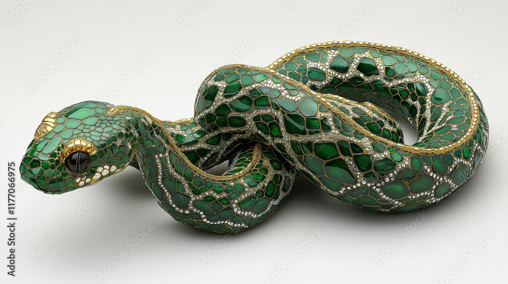 Fototapeta premium Green tree snake.
