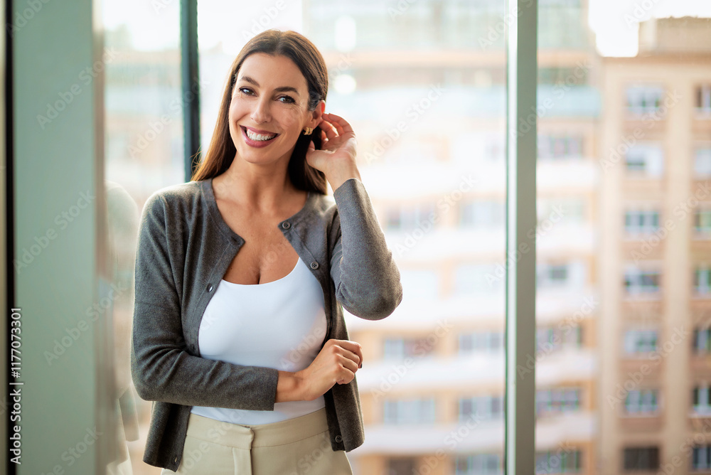 Portrait of confident businesswoman in office Portrait of confident businesswoman in office
