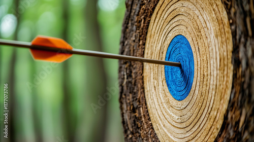 Archery and Shooting Sports Training Session in Nature photo