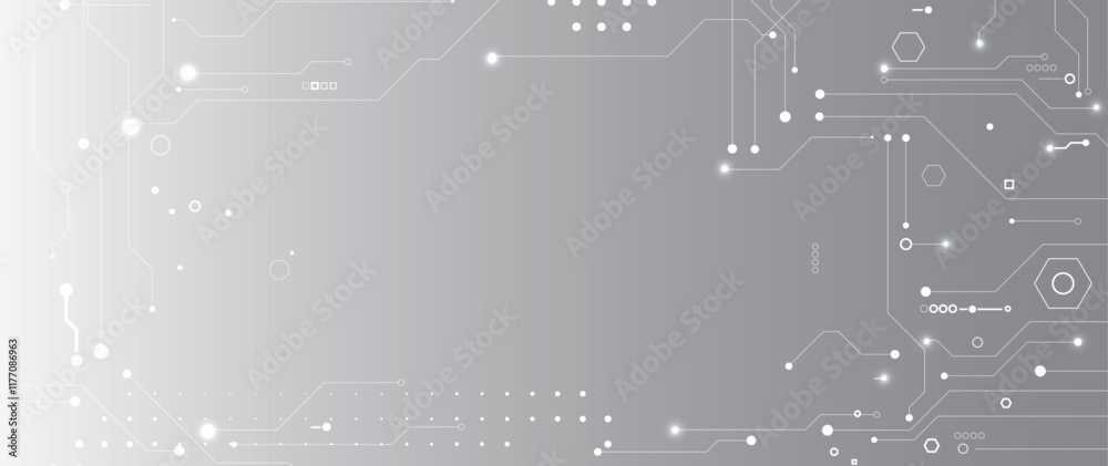 Obraz premium Abstract technology background. Vector art.
