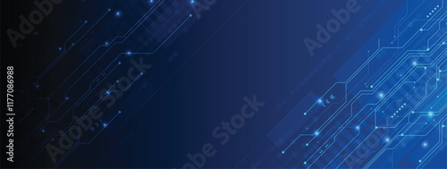 Abstract technology background. Vector art.