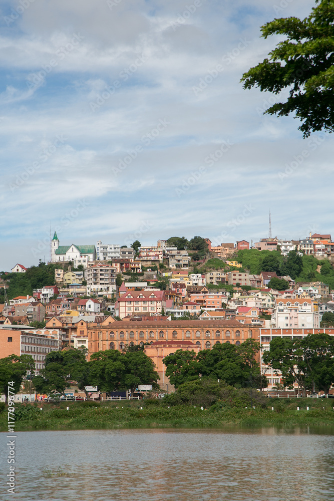Fototapeta premium Antananarivo town, the capital of Madagascar 