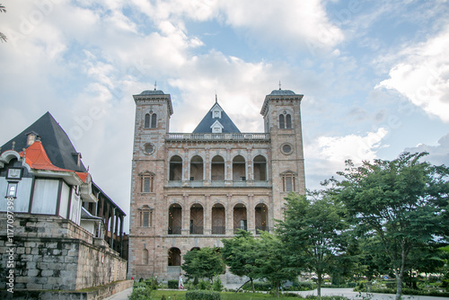 Royal palace of Antananarivo built by Jean Laborde for the Queen of Madagascar