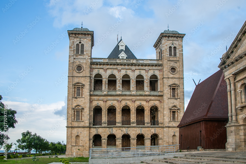 Fototapeta premium The Queen's palace, a national heritage of Madagascar