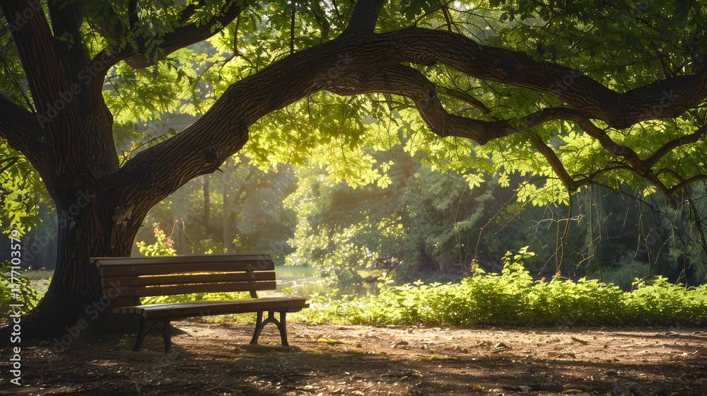 Serenity Rest Under the Old Oak: A Peaceful Retreat in Nature's Lap Serenity Rest Under the Old Oak: A Peaceful Retreat in Nature's Lap