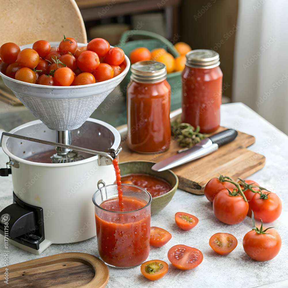 in process of making tomato juice preservation in process of making tomato juice preservation