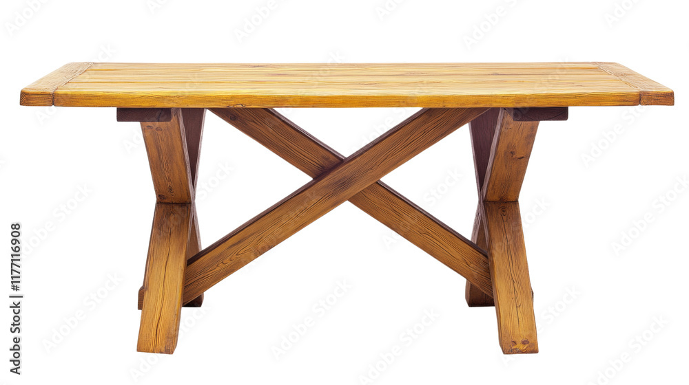 Cross design wooden table detailed texture, isolated on transparent background Cross design wooden table detailed texture, isolated on transparent background