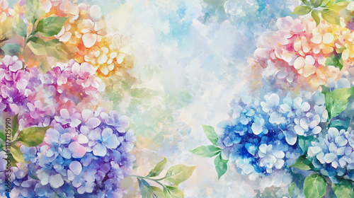 Wallpaper Mural wedding invitation card background vector. Minimal hand painted watercolor botanical flowers texture template background. Design for wedding, vip cover, poster, rsvp moderncard.Valentine's Day Torontodigital.ca