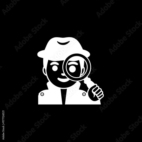 Detective with Magnifying Glass (Male)
