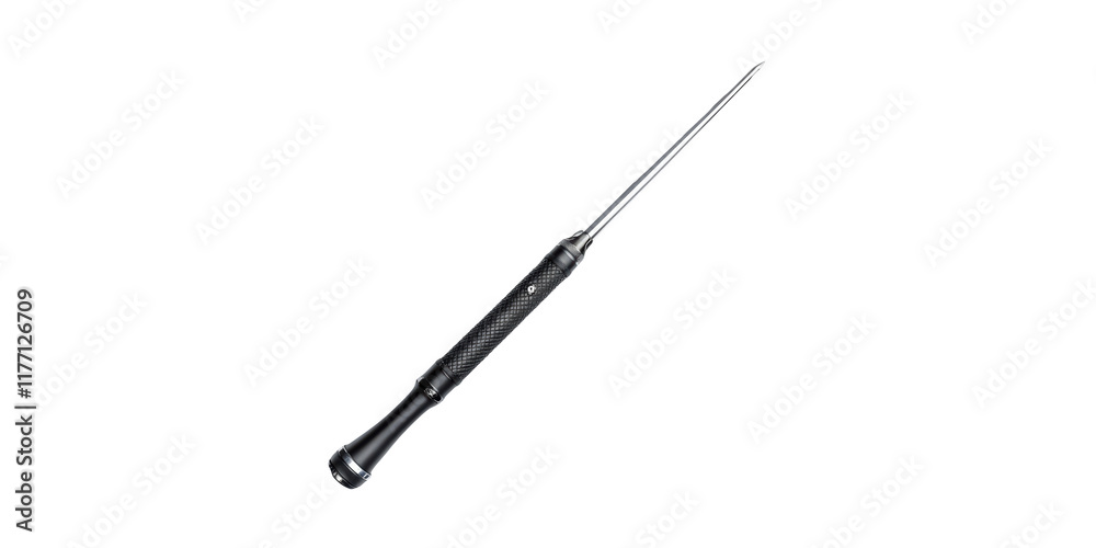 Black handled phillips screwdriver isolated on transparent background Black handled phillips screwdriver isolated on transparent background