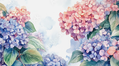 Wallpaper Mural wedding invitation card background vector. Minimal hand painted watercolor botanical flowers texture template background. Design for wedding, vip cover, poster, rsvp moderncard.Valentine's Day Torontodigital.ca