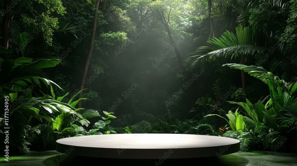 Jungle Forest Empty Product Display Jungle Forest Empty Product Display