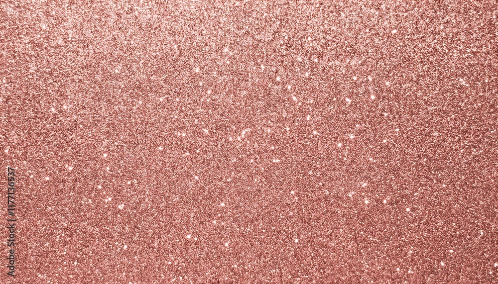 Fototapeta premium Rose Gold Glitter Texture: Shimmering Sparkle Background