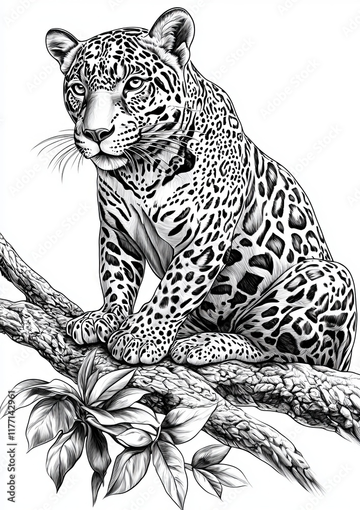 Obraz premium Jaguars Coloring Pages