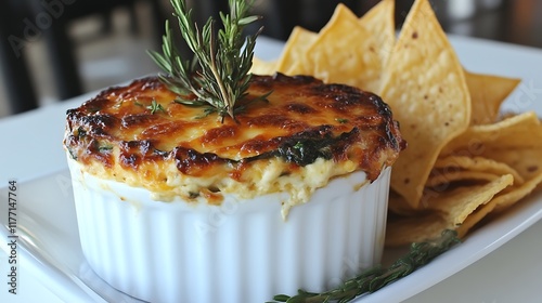 Warm Spinach Artichoke Dip: Creamy, Bubbly Cheese with Crispy Tortilla Chips