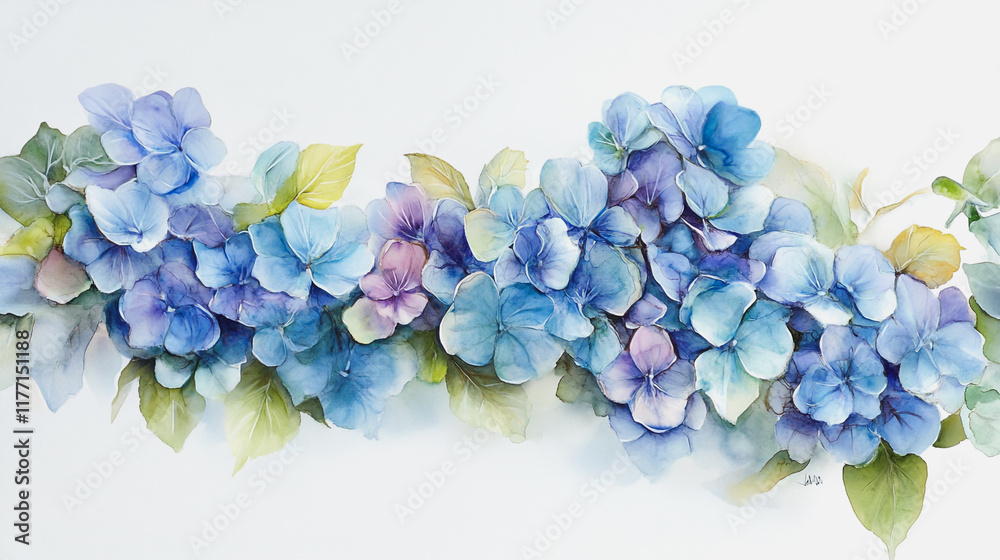 Obraz premium wedding invitation card background vector. Minimal hand painted watercolor botanical flowers texture template background. Design for wedding, vip cover, poster, rsvp moderncard.Valentine's Day