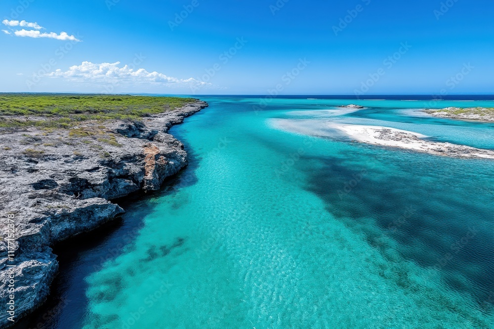 An incredible view of endless blue waters beautifully merging with rocky shores, capturing the essence of serenity and the untouched beauty of nature’s landscape. An incredible view of endless blue waters beautifully merging with rocky shores, capturing the essence of serenity and the untouched beauty of nature’s landscape.