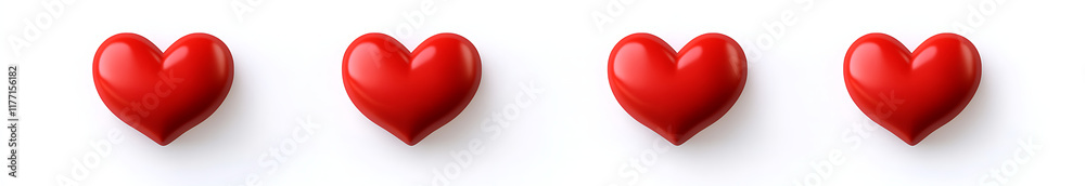 Red heart icons set vector
Red heart icons set vector