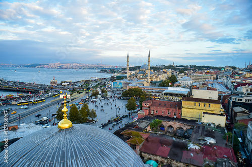 Canvas Print Eminönü New mosque fatih istanbul
