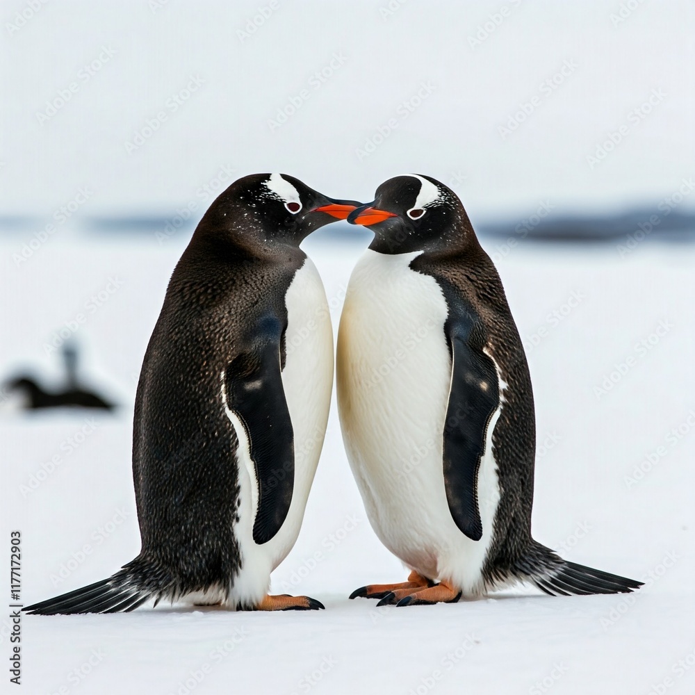 Fototapeta premium king penguin in polar regions