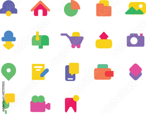 UI App Phone Colored Theme