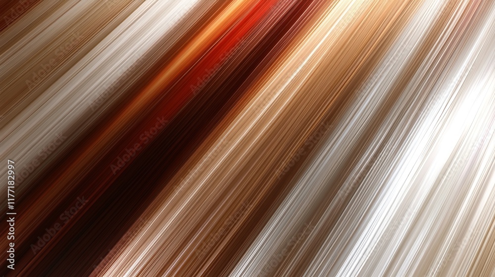 Fototapeta premium Abstract diagonal lines in warm tones.