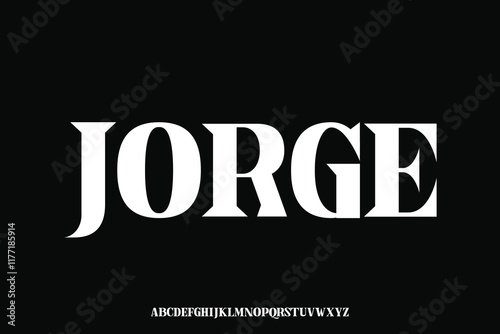 Display alphabet font vector design suitable for headline, poster, logo, magazine and many more