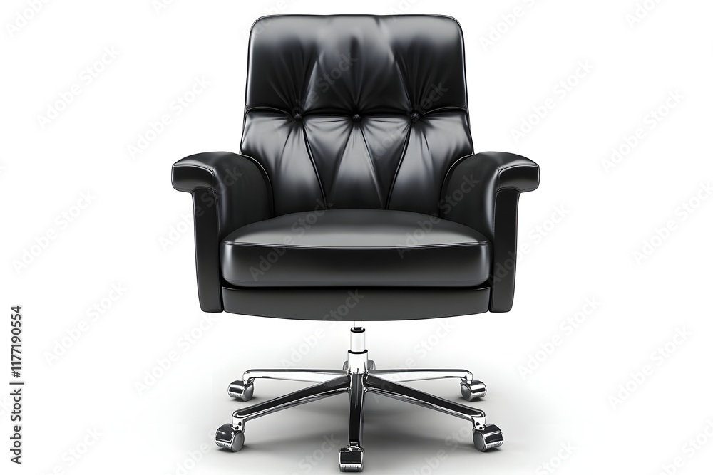 Elegant Black Leather Office Chair Design Elegant Black Leather Office Chair Design