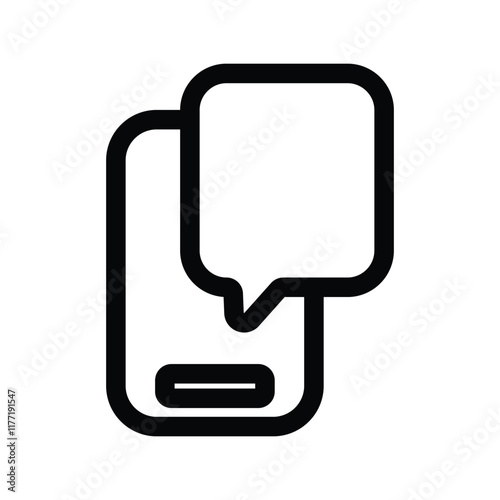UI App Phone Lineart Theme