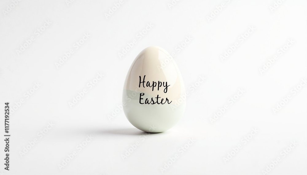 Easter egg with Easter egg with