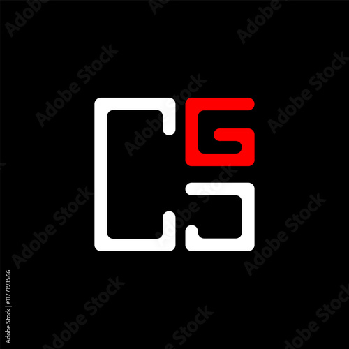 CGJ letter logo creative design with vector graphic, CGJ simple and modern logo. CGJ luxurious alphabet design photo