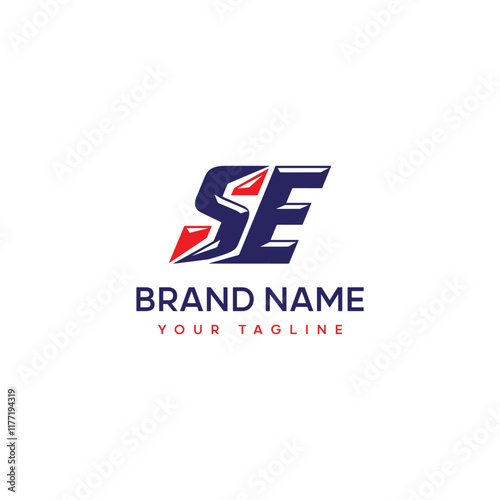 Free Download SE logo design vector template design for brand
 - GFXLoad