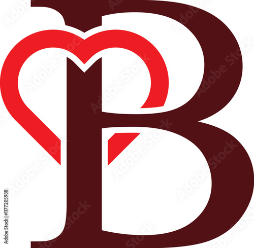 Love Inspired Letter B Logo